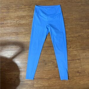 Girlfriend Collective Vibrant Blue Ribbed Leggings